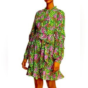 Benjanan Lila Printed Mini Dress